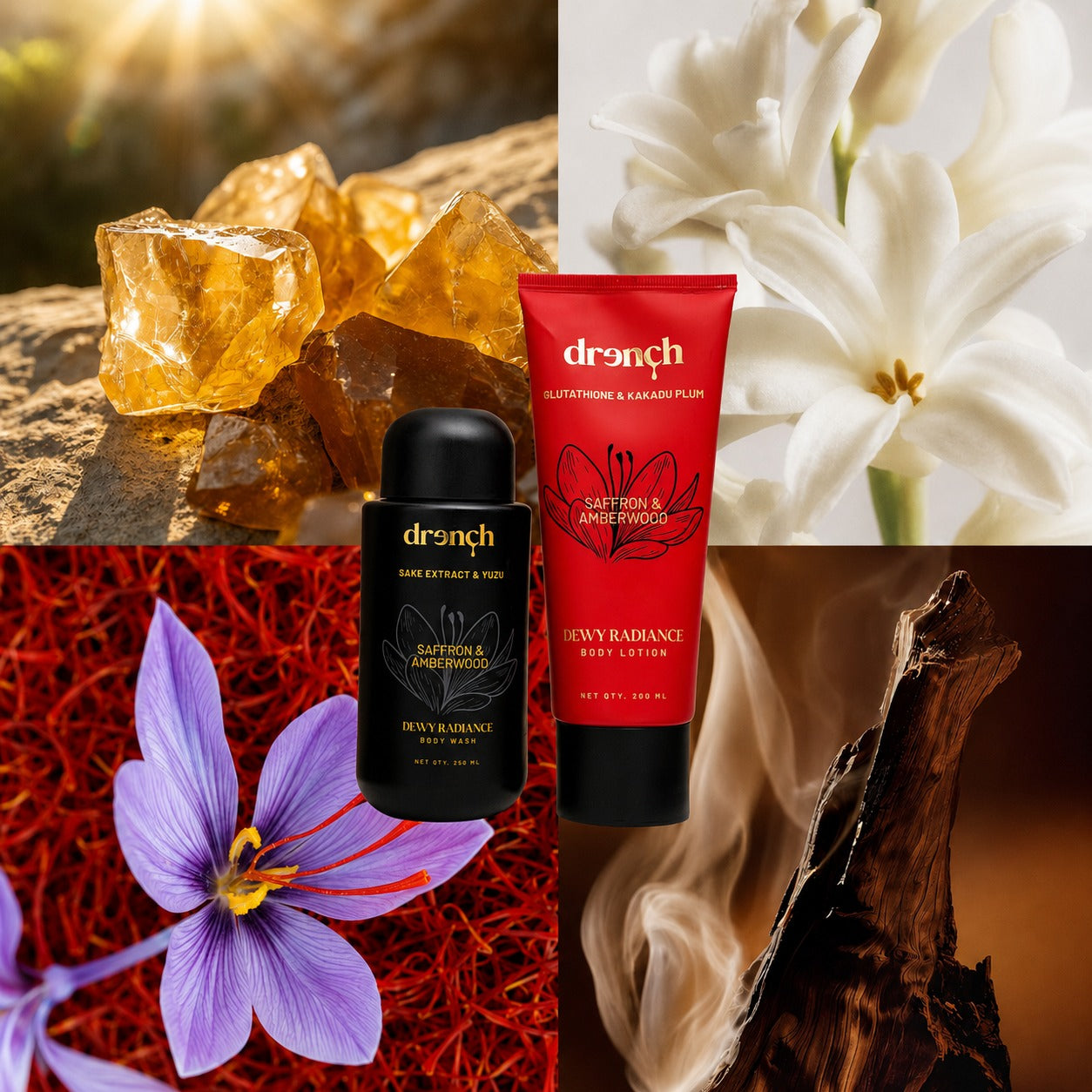 Dewy Radiance Wash + Lotion Ritual with Alpha Arbutin & Vitamin C for Brightening