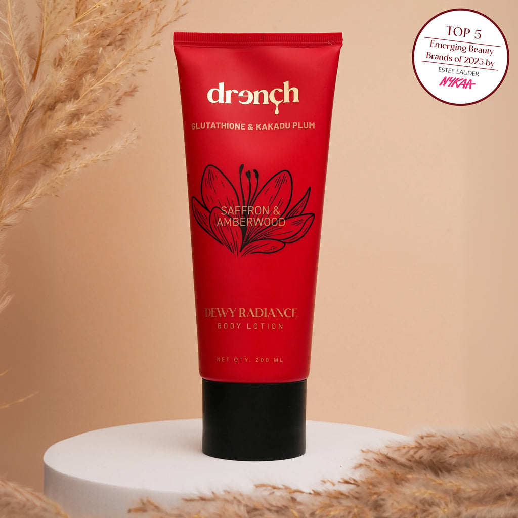 Drench Dewy Radiance Body Lotion 200ml – Brightening Cleanical Body Lotion with Glutathione, Kakadu Plum and Alpha Arbutin