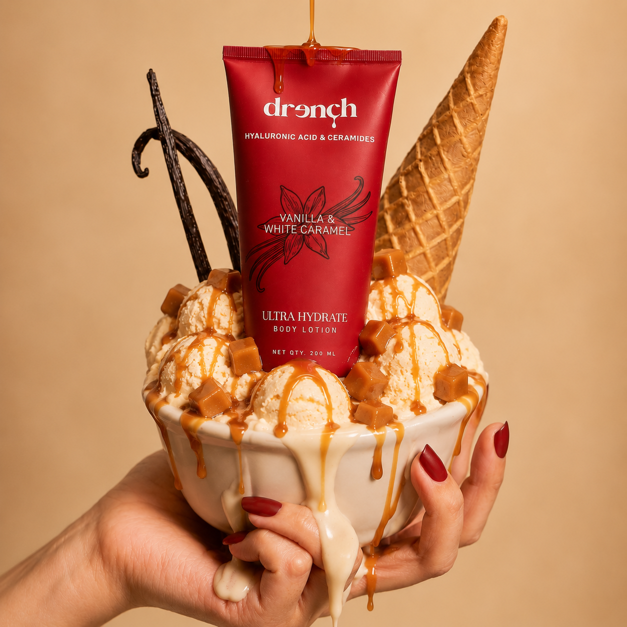 Ultra Hydrate Vanilla & White Caramel Body Lotion with Ceramides