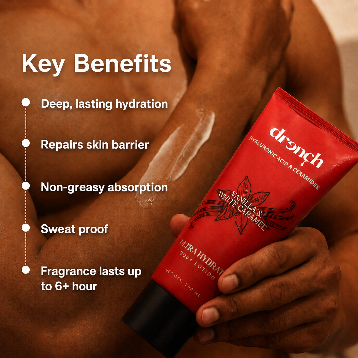 Ultra Hydrate Vanilla & White Caramel Body Lotion with Ceramides